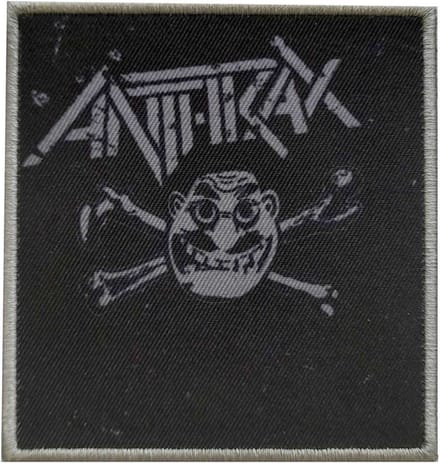 Anthrax - Cross Bones Patch - Zwart