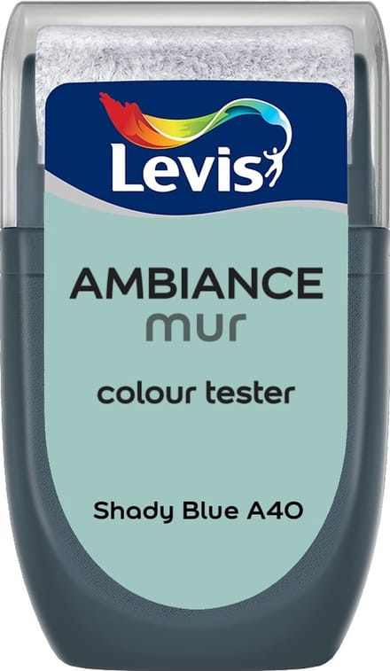Levis - Muurverf Kleurtester Mat Mix - Shady Blue A40 - Mengverf - 30 Ml