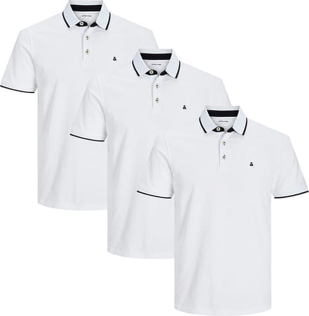 Jack & Jones Heren poloshirt 3 pack Paulos - Slim Fit