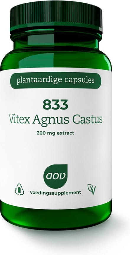 AOV 833 Vitex Agnus Castus - 2 x 60 vegacapsules - Voordeelverpakking