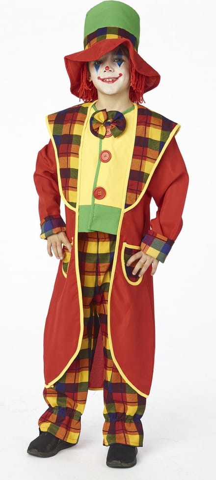 Clownspak Kind Toothy - Maat 152