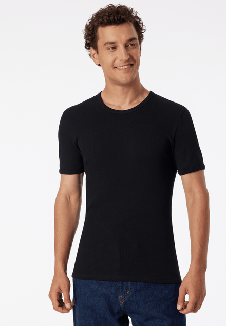 Zwart shirt met korte mouwen - Revival Friedrich 7