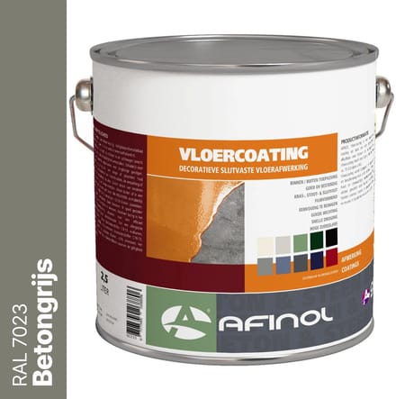 Afinol Vloercoating Betongrijs (RAL 7023) 2,5 liter