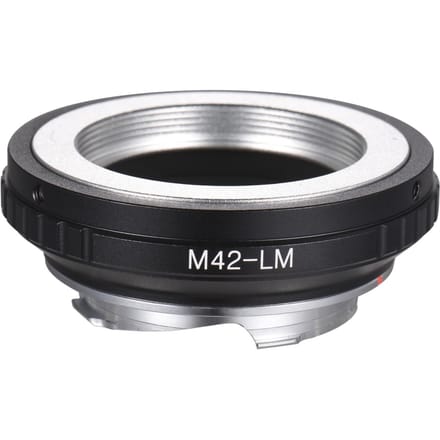 Andoer M42 -LM Camera Lens Adapter Ring Vervanging voor M42 Schroef Mount Lens naar Leica Camera M240 zwart