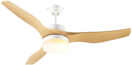 Bovista Plafondventilator - Met Verlichting - Plafond Ventilator - Met Lamp - Plafonniere Met Ventilator - Met Licht - Hout
