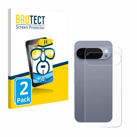 BROTECT - Screenprotector voor Google Pixel 10 Pro XL (Achterkant) - Folie Beschermfolie transparant 2 Stuks