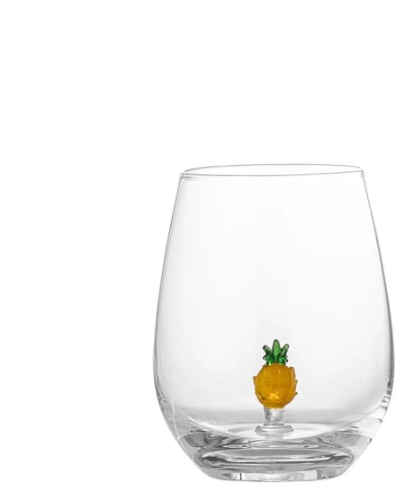 Bloomingville Drinkglas glas transparant Misa ananas 560ml