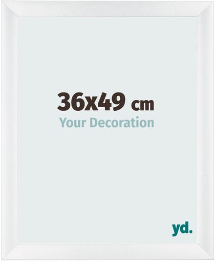 Your Decoration - Fotolijst 36x49 cm - MDF - Wit Hoogglans - Pisa