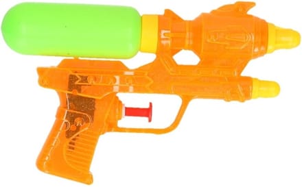 Johntoys Waterpistool - oranje - 18 cm - water speelgoed