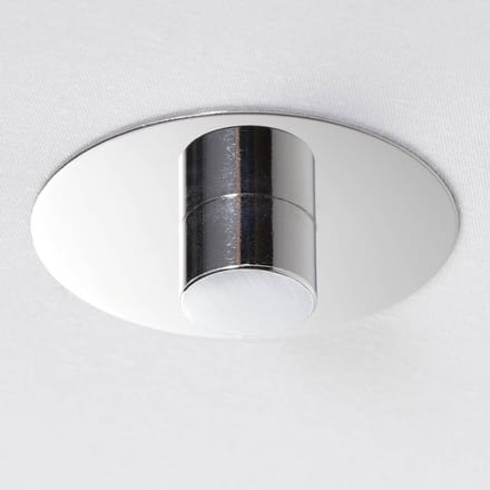 Brilliant Plafondlamp Andria textiel, 60 cm, wit