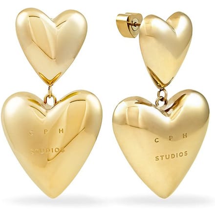 Copenhagen Studios Oorhangers Puffy Hearts CPJ-0001-E-40
