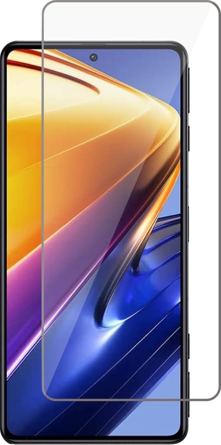 Screenprotector geschikt voor Xiaomi Poco F4 - Gehard Glas Beschermglas Tempered Glass Screen Protector