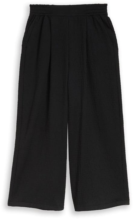 Tom Tailor Denim - Crinkle culotte broek - Maat M - deep black