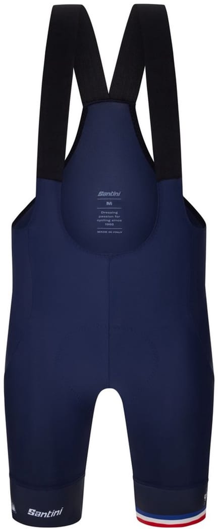 Santini Maillot Jaune Hautacam 2025 Fietsbroek Blauw S Man