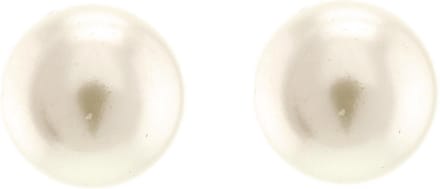 Behave - Dames parel oorknoppen wit 1 cm - Tijdloze klassieker