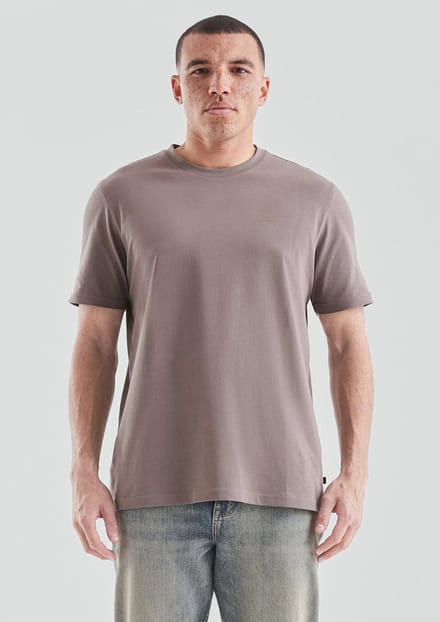 Q/S designed by - Heren t-shirt - Maat M - Mannen - Bruin - katoen