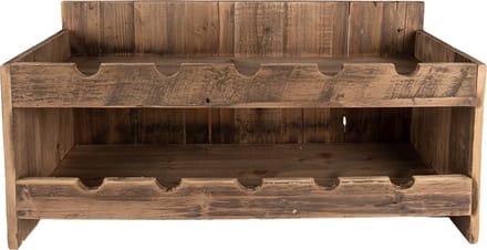 Clayre & Eef Wijnrek 65x28x33 cm Bruin Hout