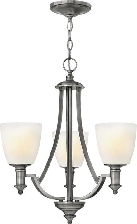 Hinkley LED Kroonluchter | 3X E27 Max 60W | Dimbaar | Antique Nickel
