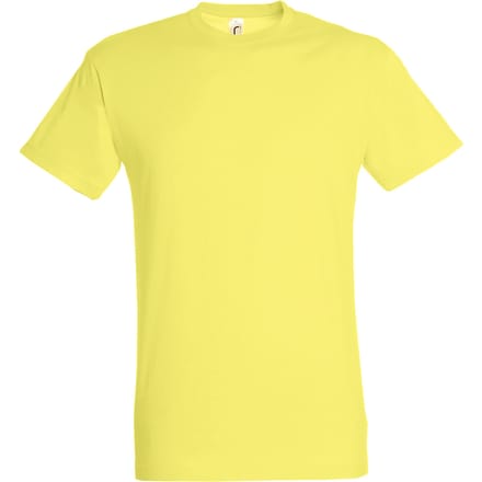 SOLS Heren Regent T-Shirt met korte mouwen (Lichtgeel)
