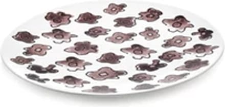 Serax Marni Midnight Flowers Dark Viola plat bord D20cm roze