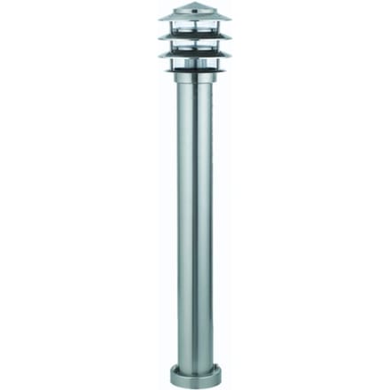 LED Tuinverlichting - Buitenlamp - Staand - RVS - E27 - Rond