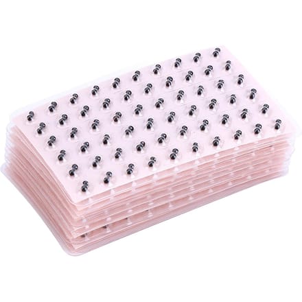 600 stuks Acupunctuur Therapie Oorsticker Druk Massage Boon white