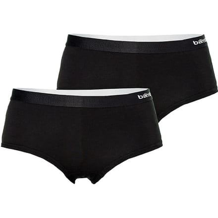 Apollo Dames Hipster Zwart Bamboe 2-pack - Maat L