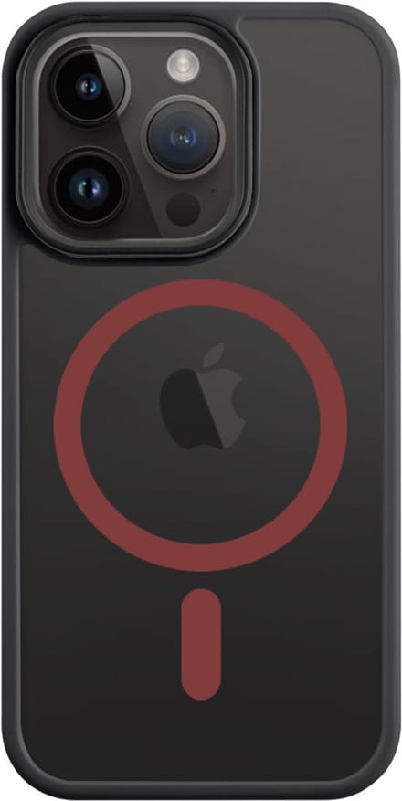 Tactical iPhone 14 Pro Max MagForce Hyperstealth 2.0 Cover – Hoesje met Losse Klikbare Knoppen – Black/Red
