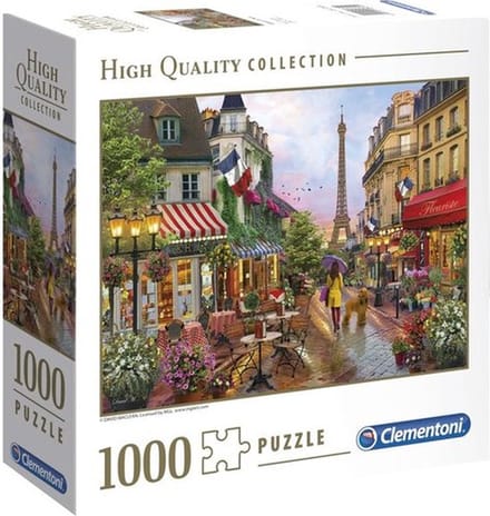 Clementoni Flowers In Paris puzzel 1000 stukjes - Legpuzzel