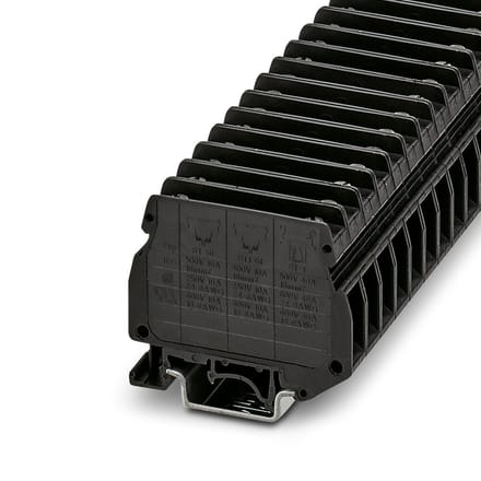Phoenix Contact 0920083 Zekering-serieklem 10.2 mm Schroeven Zwart 50 stuk(s)