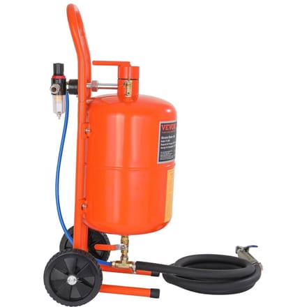 Sableuse 5 gallons 60-110 PSI Haute Pression avec 4 Buses