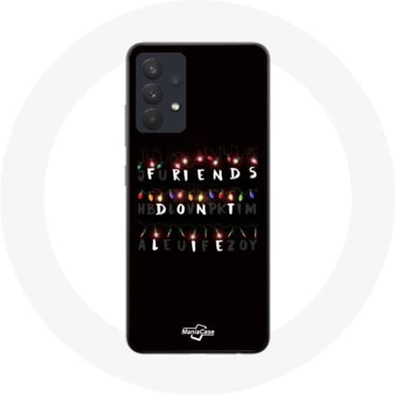 Coque pour Samsung Galaxy A13 4G / A13 4G Lite Stranger Things Affiche Friends Don't Lie Joyeux noël