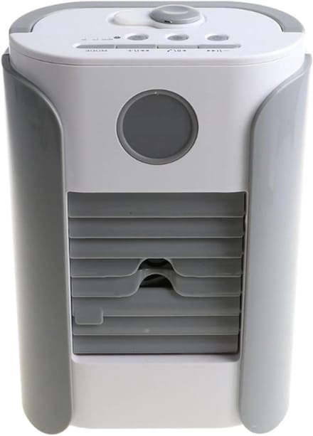 Draagbare Airco - Koeler Bevochtiger - Comfort Verhoging - Stille Werking - Compact Ontwerp - Grijs