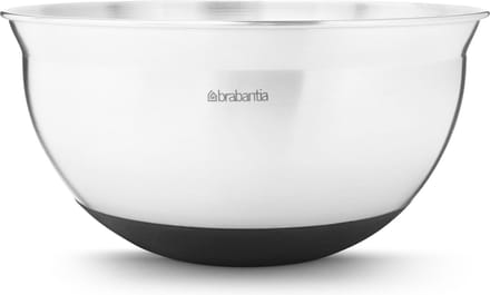 Brabantia Profile Beslagkom - 1,6 l - Matt Steel met Zwart