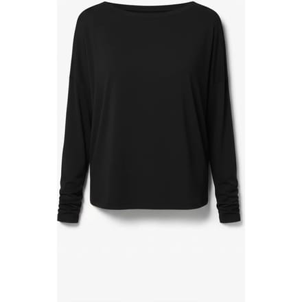 Viscose Oversize Longsleeve ZWART