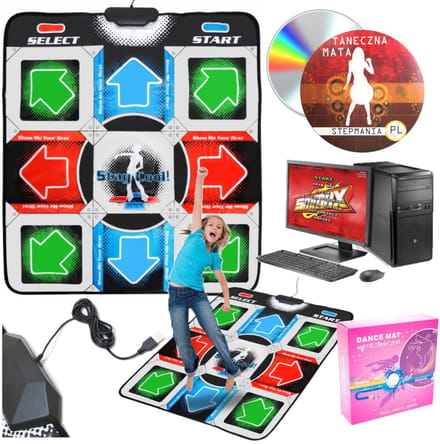 Muzikale Dansmat voor Kinderen - Stepmania PC/Laptop met CD