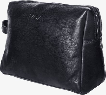 MOZZ BAGS - Luxe Toilettas 100% Leer - Zwart