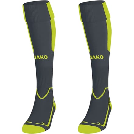 Jako Lazio Voetbalkousen - Lime / Antraciet | Maat: 35-38