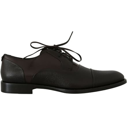 Dolce & Gabbana Bruine Leren Veterschoenen Heren