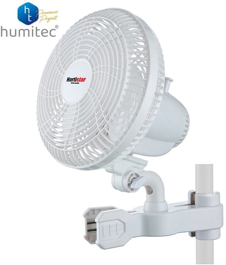 Clipventilator 20cm - 20W - Oscillerend - Ventilator met Klem - 2 Snelheden - Hortistar