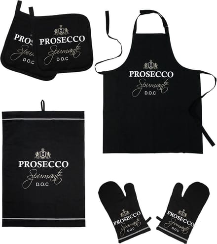 theedoek wijn prosecco 50x70cm