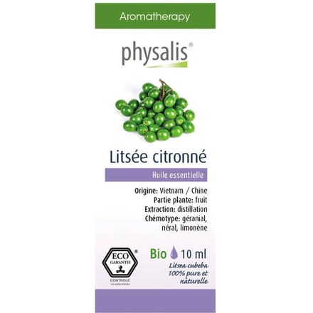 Physalis® Citroenlitsea Essentiële Olie Bio 10 Etherische olie