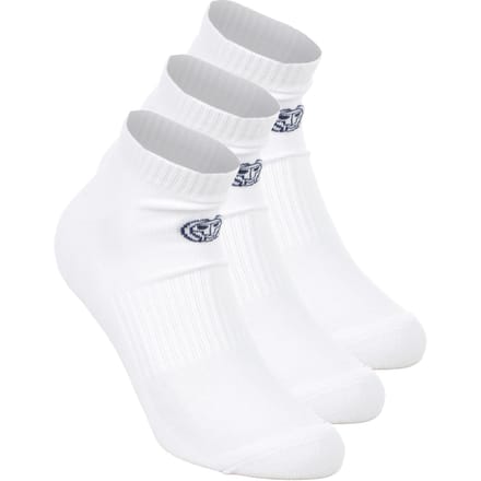BIDI BADU Crew Performance Tennissokken Verpakking 3 stuks -wit