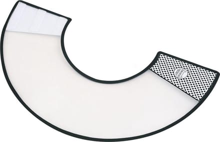 Flamingo - Honden beschermkraag Capo - Transparant - L - 31 x 15 x 0.1 cm