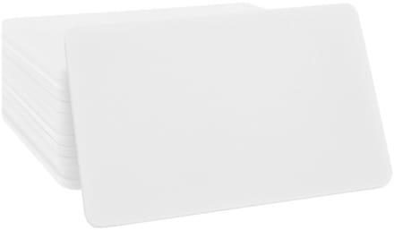 CombiCraft blanco munten rechthoek 65x43mm wit - per 100 stuks