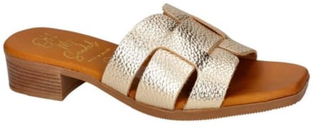 Oh! My Sandals -Dames - goud - slippers & muiltjes - maat 36