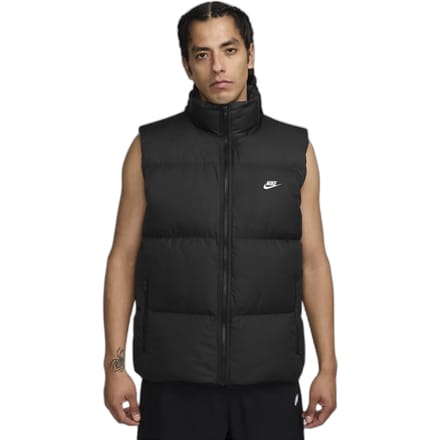 Nike Club Puffer Vest Jassen Heren - Zwart - Maat XL - Poly Woven