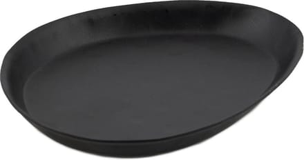 HomeBound by KY | Tray organisch hammered zwart | dienblad