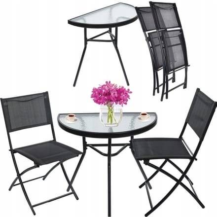 Balkon Tuin Terras Meubelset TAFEL 2 STOELEN