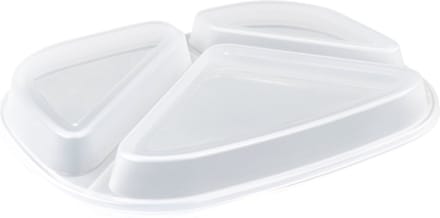 Circ Deksel - PP - rechthoekig - reusable - 239.5x184.5x26.3mm - transparant - 48 stuks